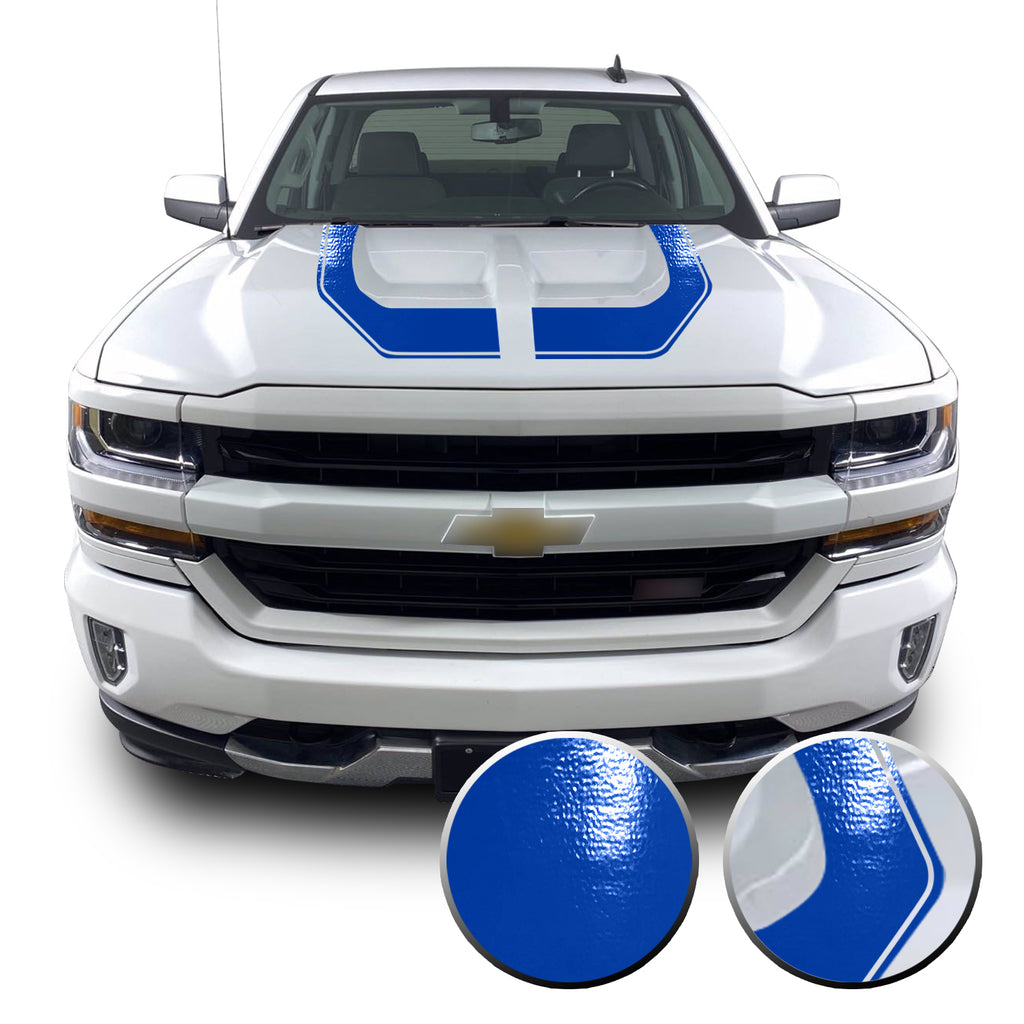 Rally Edition Style Hood Decal for 2016-2018 Z71 Chevrolet Silverado 1500