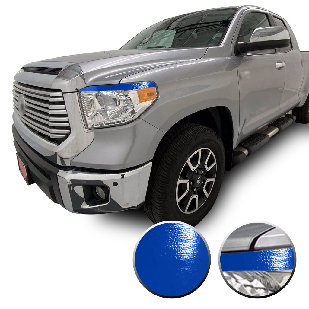 Headlight Eyelid Eyebrow Graphic Vinyl Decal Compatible with Toyota Tundra 2014-2017