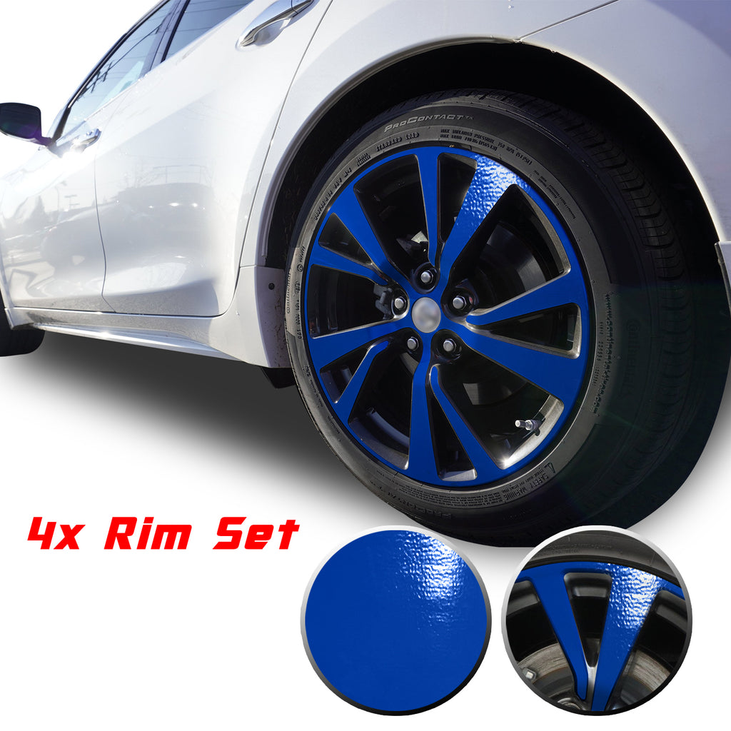 18" Wheel Rim Chrome Delete Vinyl Wrap Overlay Kit Compatible with and Fits Maxima 2016 - 2020