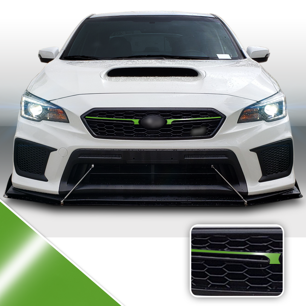 Fab JDM Pinstripe Grille Trim Decal Compatible With and Fits 2018-2020 Subaru WRX STi