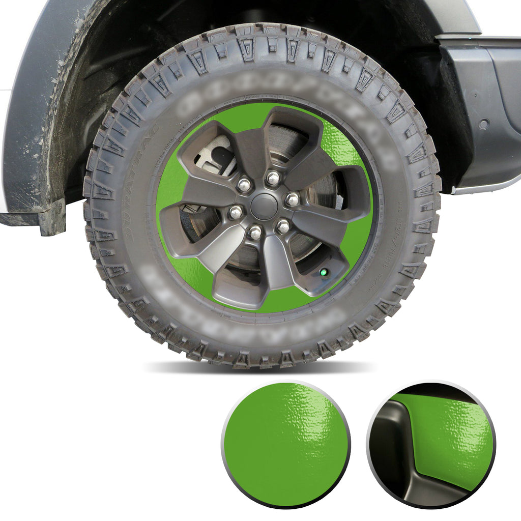 Full Wheel Overlay Rim Accent Vinyl Decal Wrap Compatible with Ram Rebel 2018+
