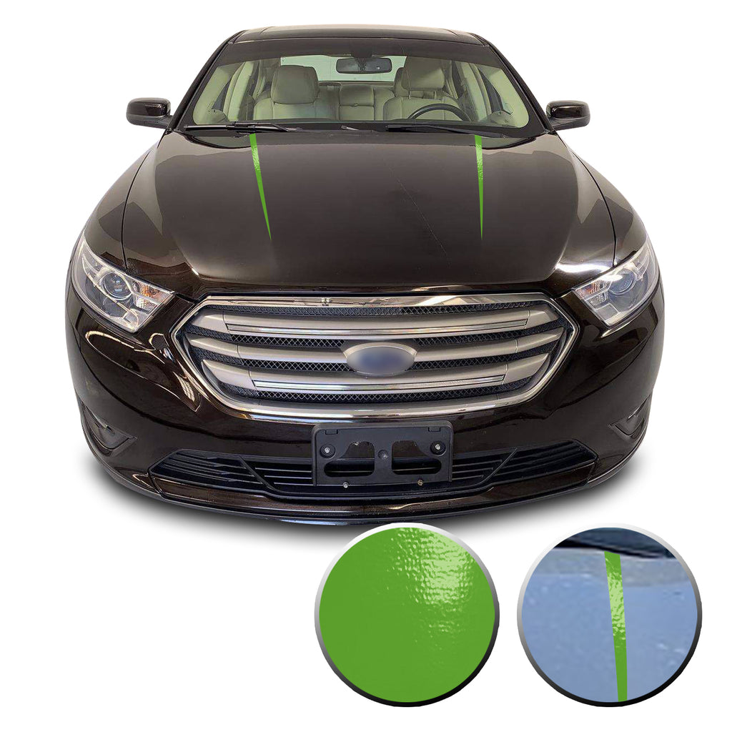 Hood Spear Stripes Racing Trim Vinyl Decal Compatible with Ford Taurus 2010-2019