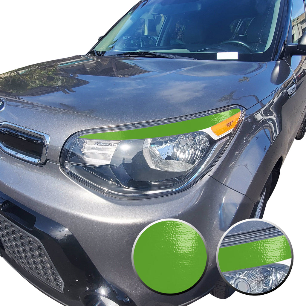 Eyelid Accent Overlay Precut Decal Vinyl Trim Compatible with and Fits Kia Soul 2014 2015 2016