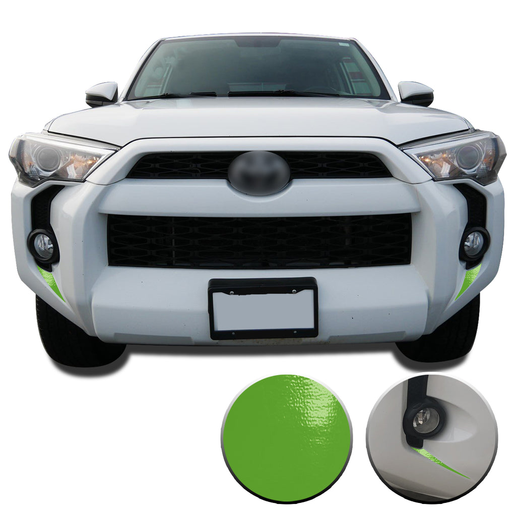 Fog Light Bezel Fangs Vinyl Wrap Overlay Kit Compatible with and Fits 4Runner 2014-2020
