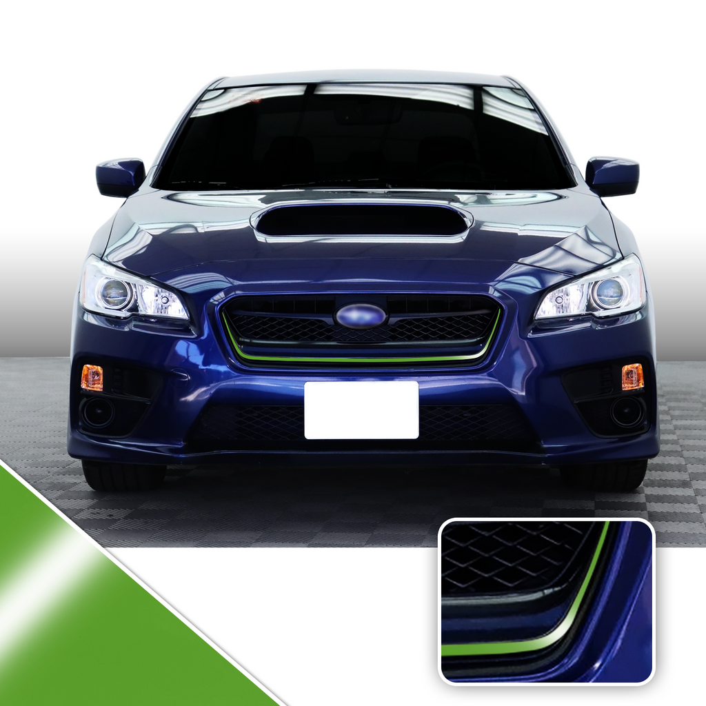 Front Grille Pinstripe Vinyl Decal Overlay Wrap Trim Compatible with and Fits WRX STi 2015-2017