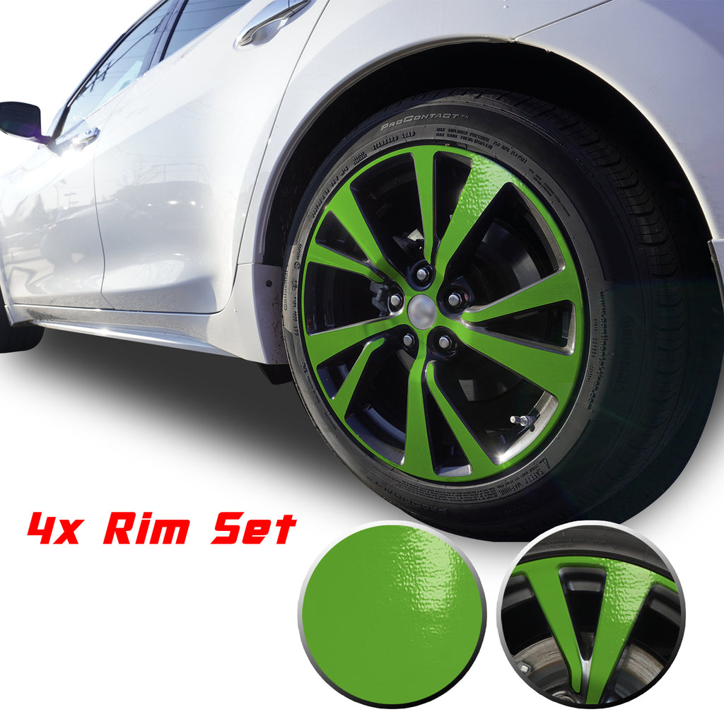 18" Wheel Rim Chrome Delete Vinyl Wrap Overlay Kit Compatible with and Fits Maxima 2016 - 2020