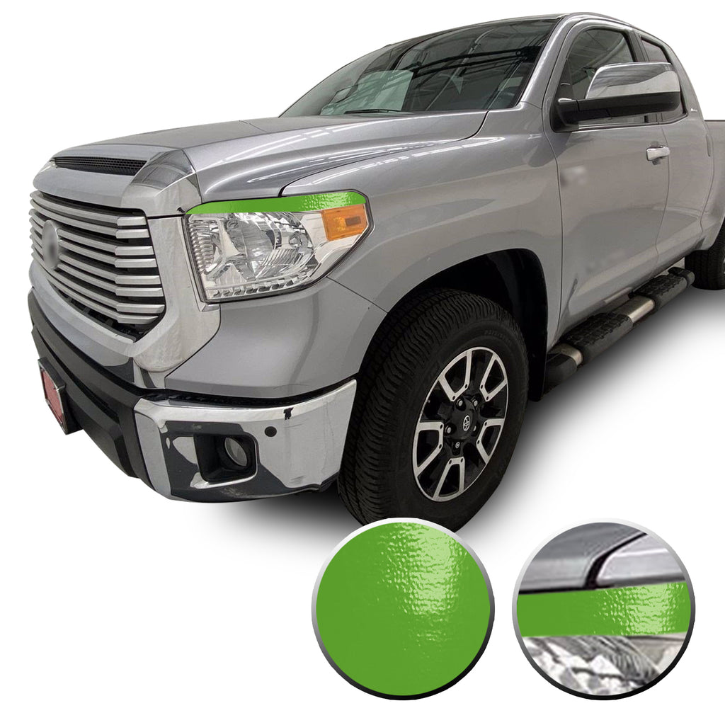 Headlight Eyelid Eyebrow Graphic Vinyl Decal Compatible with Toyota Tundra 2014-2017