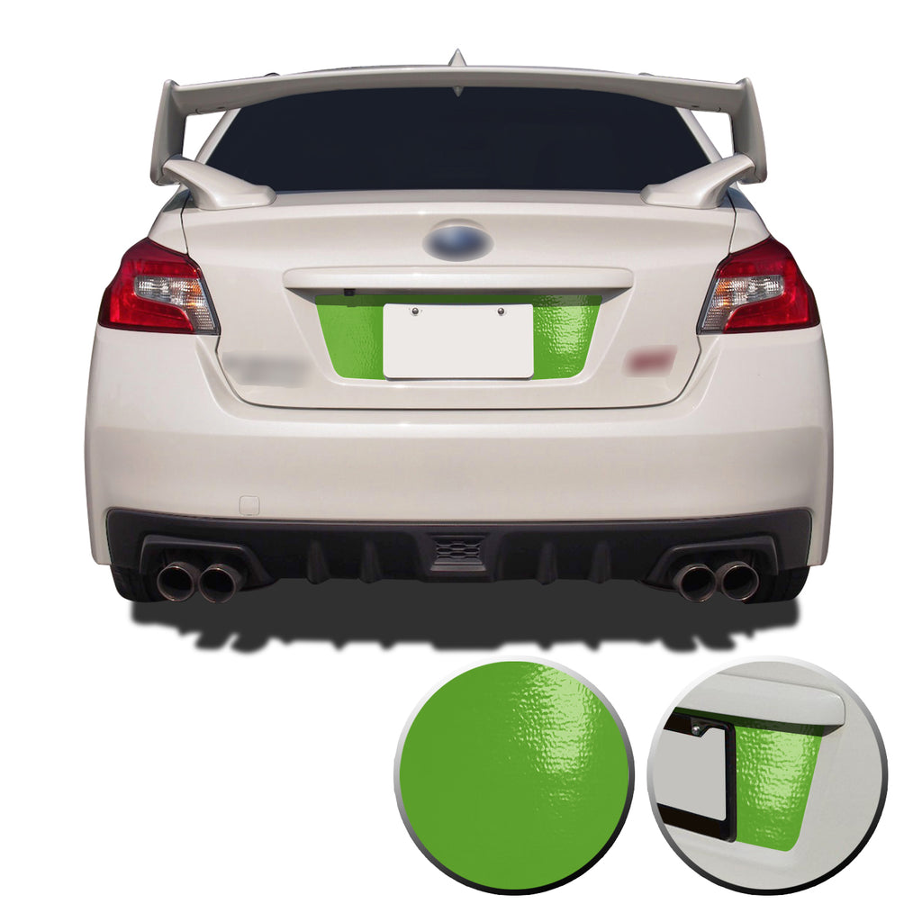 Trunk Rear License Trim Decal Overlay Compatible with and Fits Subaru WRX STi 2015-2020