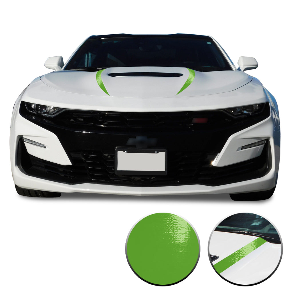 Front Hood Spear Vinyl Wrap Decal Cover Protector Compatible with and fits Camaro 2019-2020
