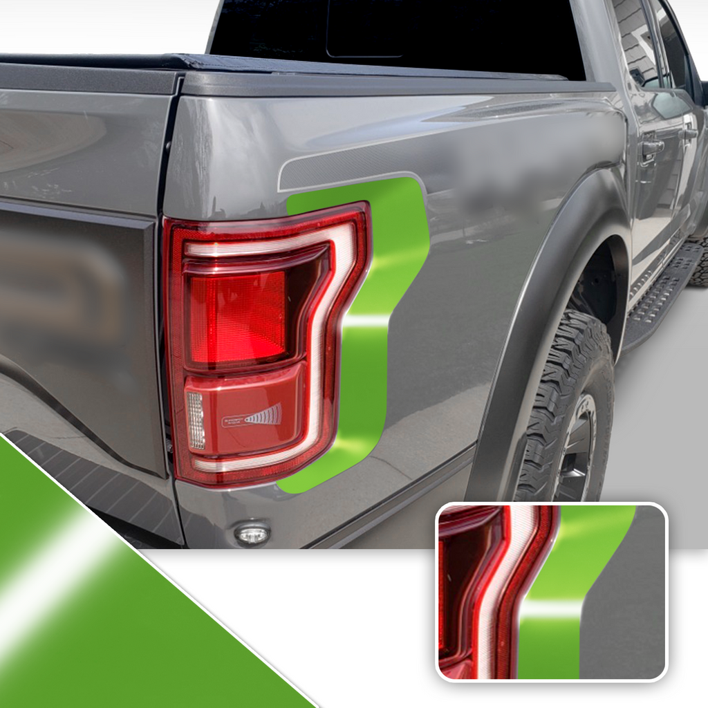 Taillight Accent Decal Overlay Trim Compatible with and Fits Raptor F-150 2018+