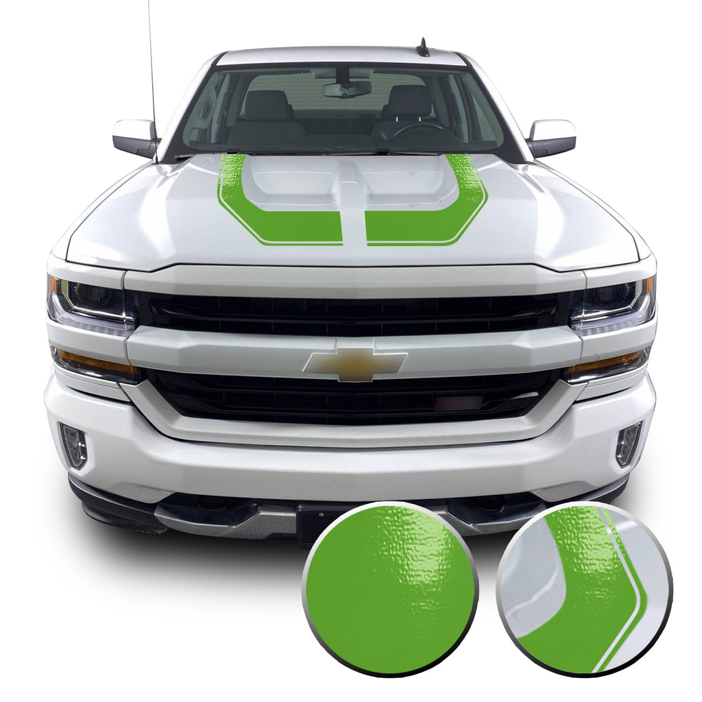 Rally Edition Style Hood Decal for 2016-2018 Z71 Chevrolet Silverado 1500