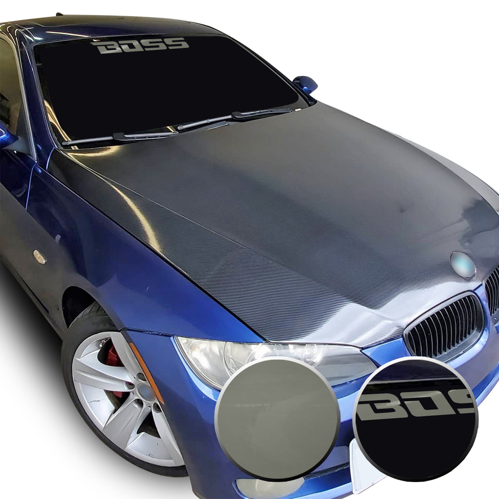 23" x 2.3" Boss Racing Performance Windshield Universal Overlay Pre Cut Graphic Vinyl Decal