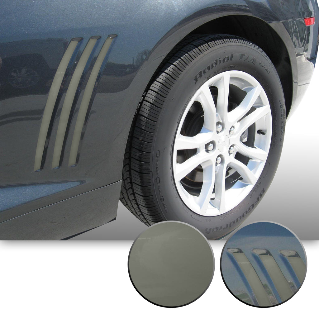 Side Vent Stipe Insert Overlay Vinyl Decal Compatible with and Fits Chevy Camaro 2010-2015