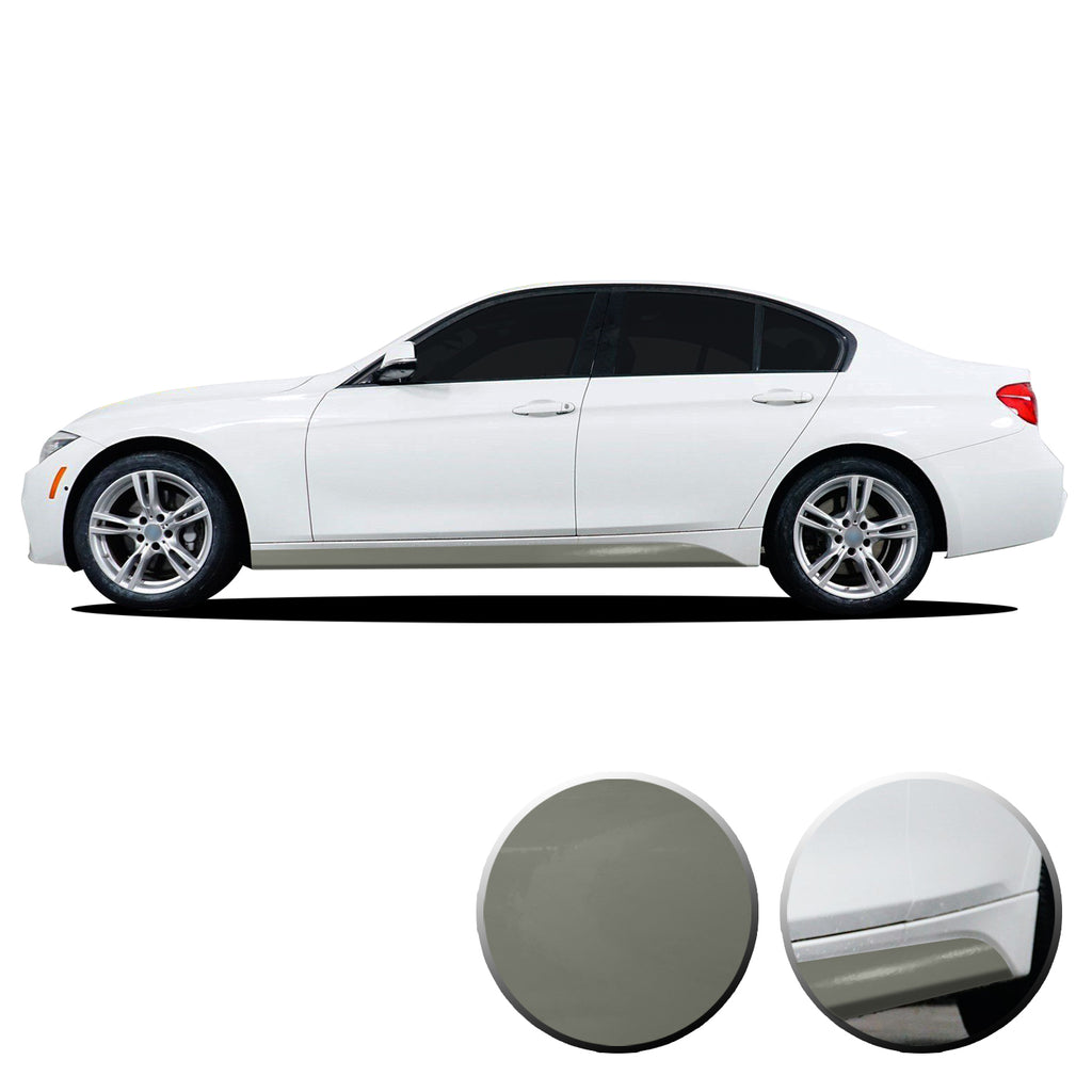 Lower Panel Side Skirt Accent Vinyl Overlay Compatible with BMW 3 Series F30 F31 E90 E91 2007-2019