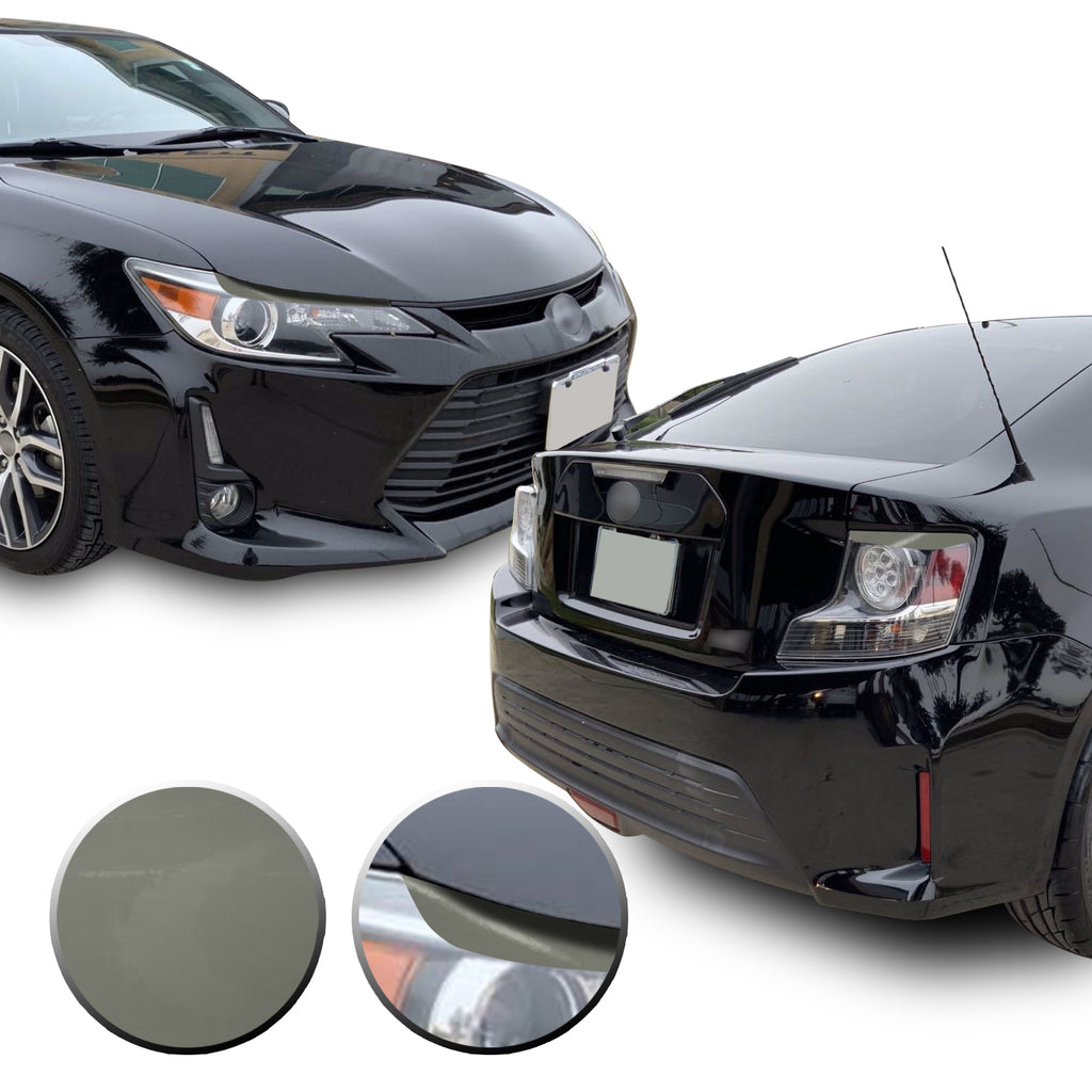 Headlight & Tail Light Eyelid Eyebrow Overlay Vinyl Decal Compatible with Scion tC 2014-2016