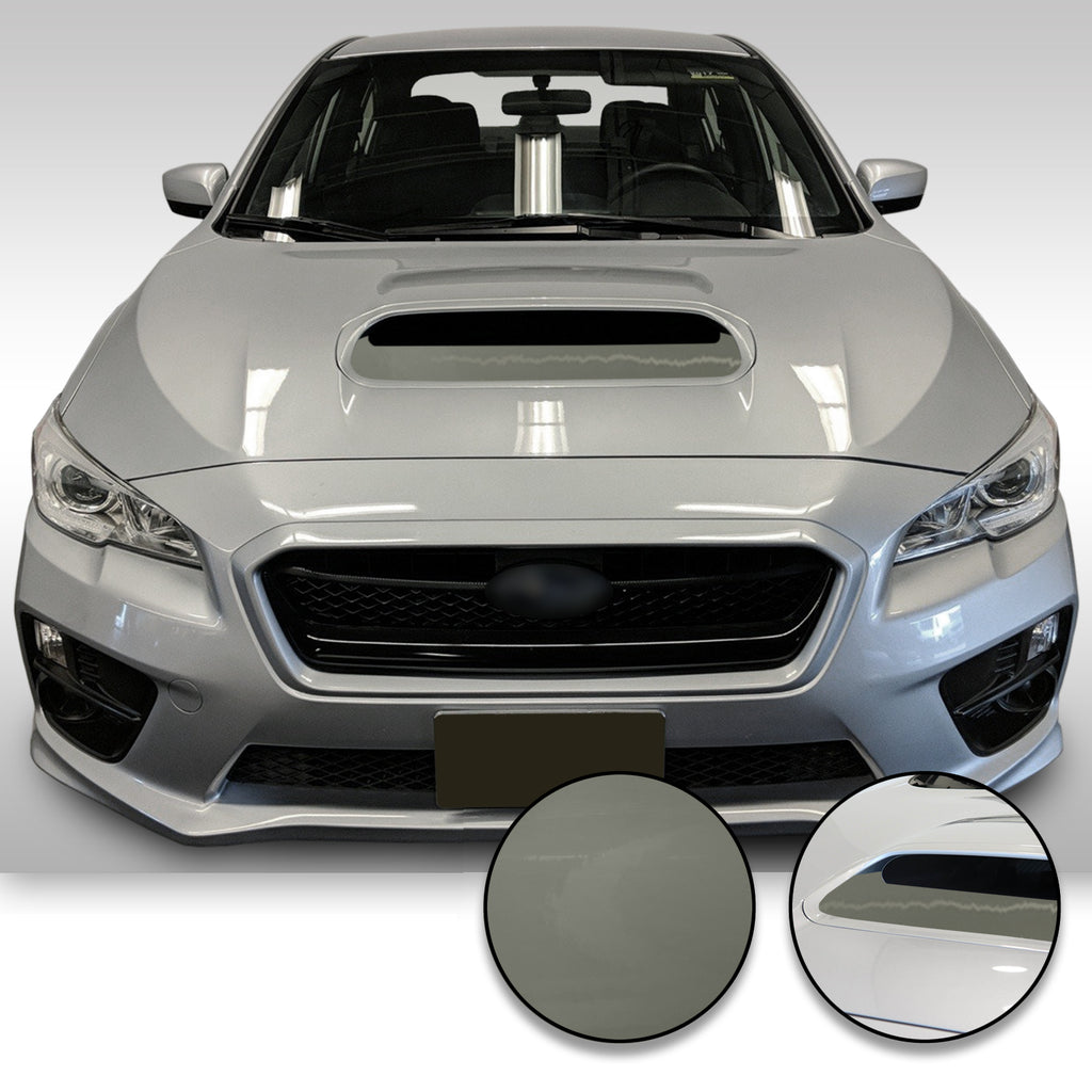 Hood Scoop Vinyl Decal Overlay Wrap Trim Compatible with and Fits WRX STi 2015-2020