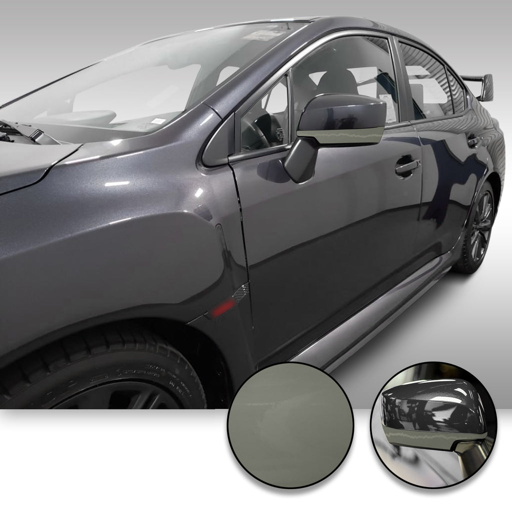 Side Mirror Accent Trim Overlay Wrap Vinyl Decal Sticker Compatible with and Fits WRX STi 2015-2020