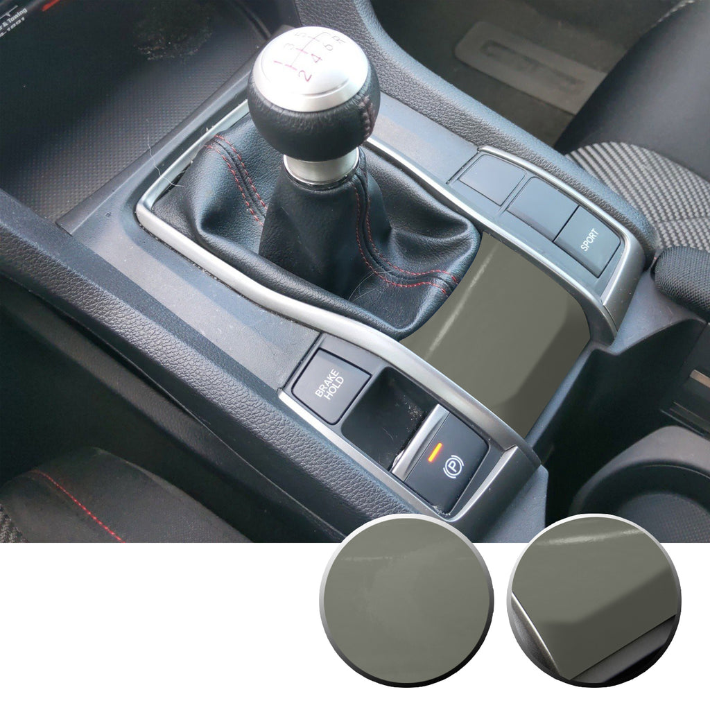 Manual Transmission Lower Panel Vinyl Decal Accent Overlay Compatible with Honda Civic 2016-2020