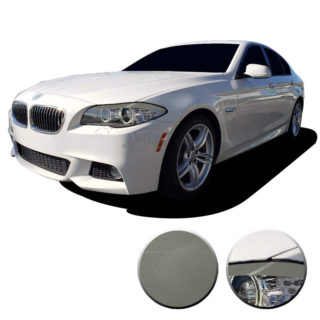 Headlight Eyelid Eyebrow Graphic Vinyl Decal Compatible with BMW 5 Series F10 2011-2013