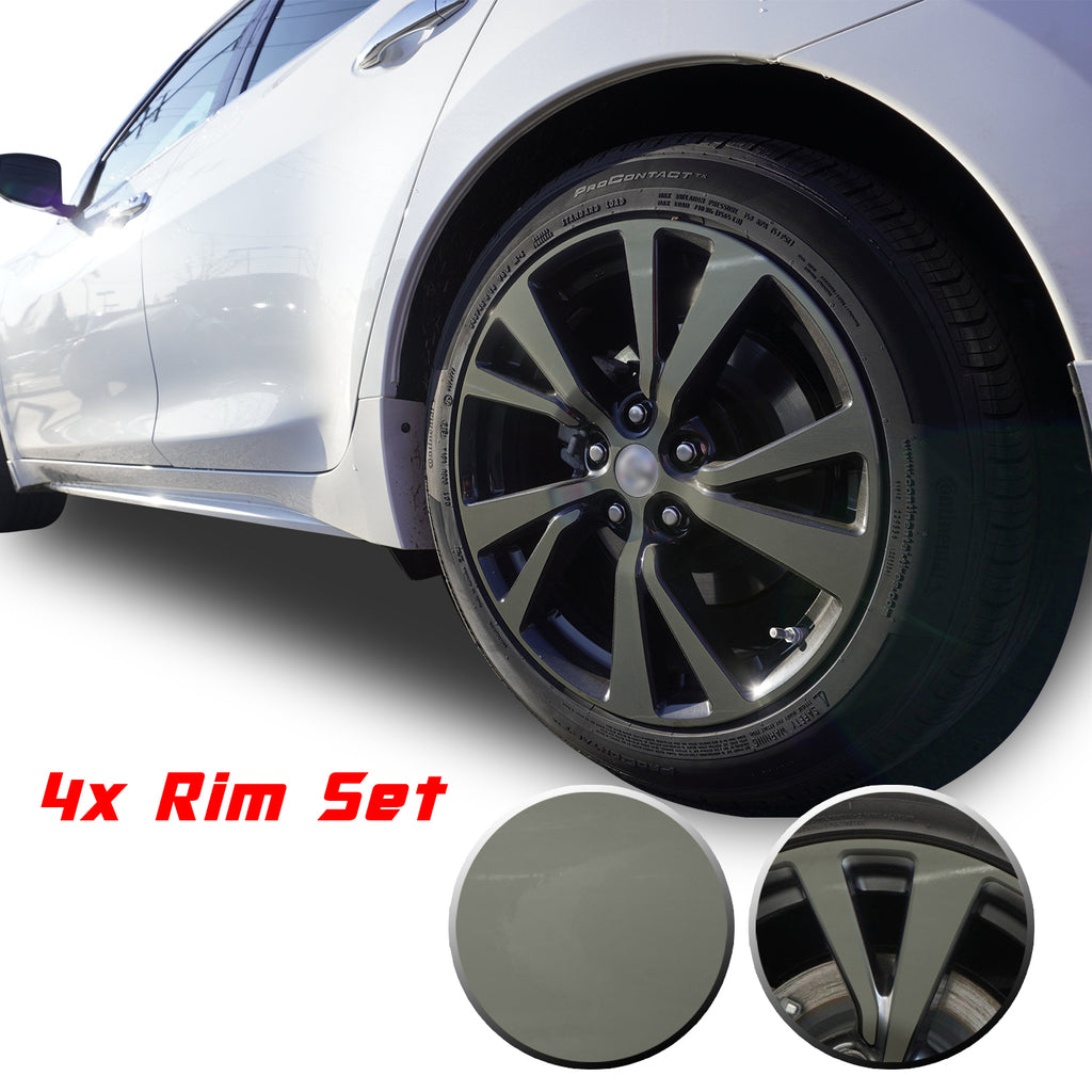 18" Wheel Rim Chrome Delete Vinyl Wrap Overlay Kit Compatible with and Fits Maxima 2016 - 2020