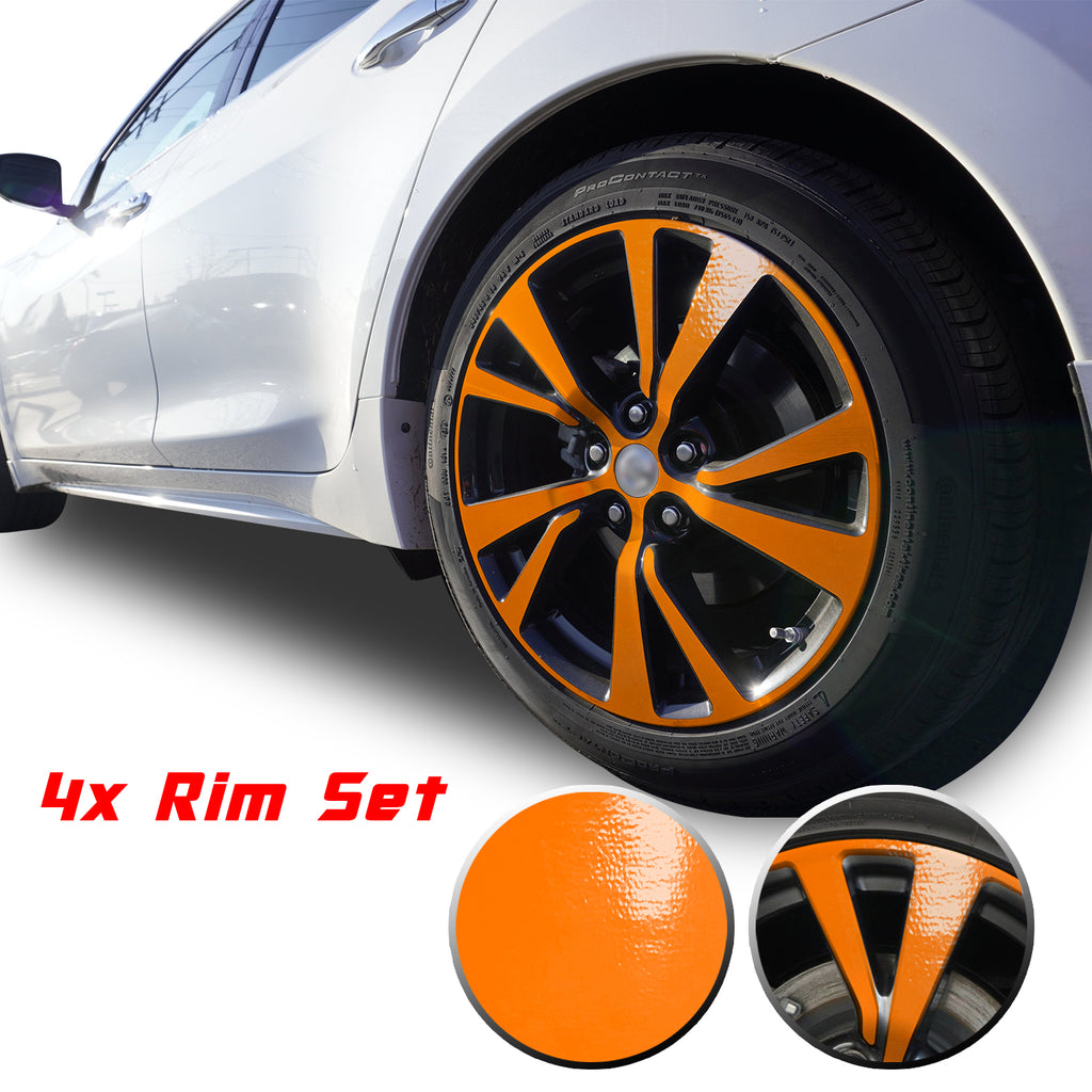 18" Wheel Rim Chrome Delete Vinyl Wrap Overlay Kit Compatible with and Fits Maxima 2016 - 2020