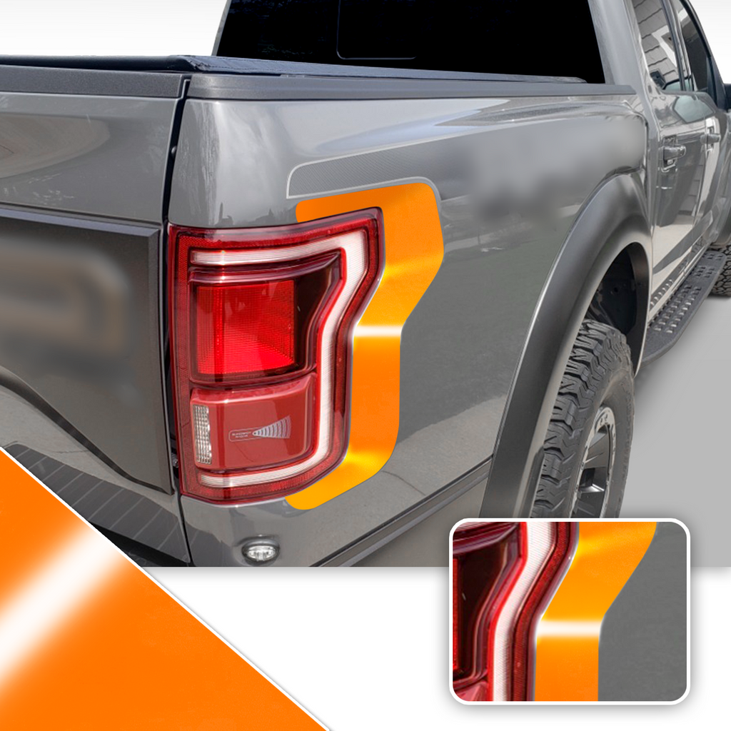 Taillight Accent Decal Overlay Trim Compatible with and Fits Raptor F-150 2018+