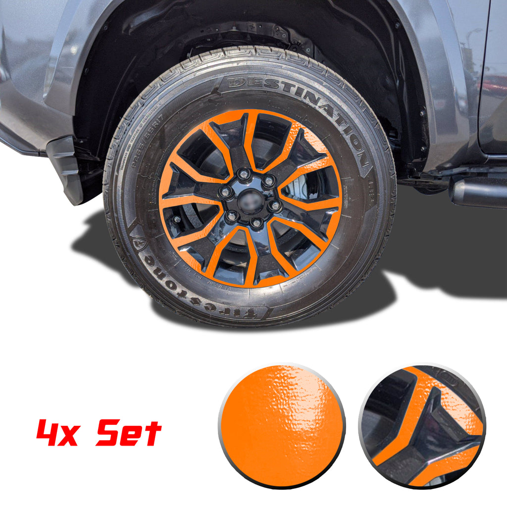 17" Wheel Rim Vinyl Overlay Decals Wrap Trim Compatible with and Fits Tacoma TRD Sport 2020 2021