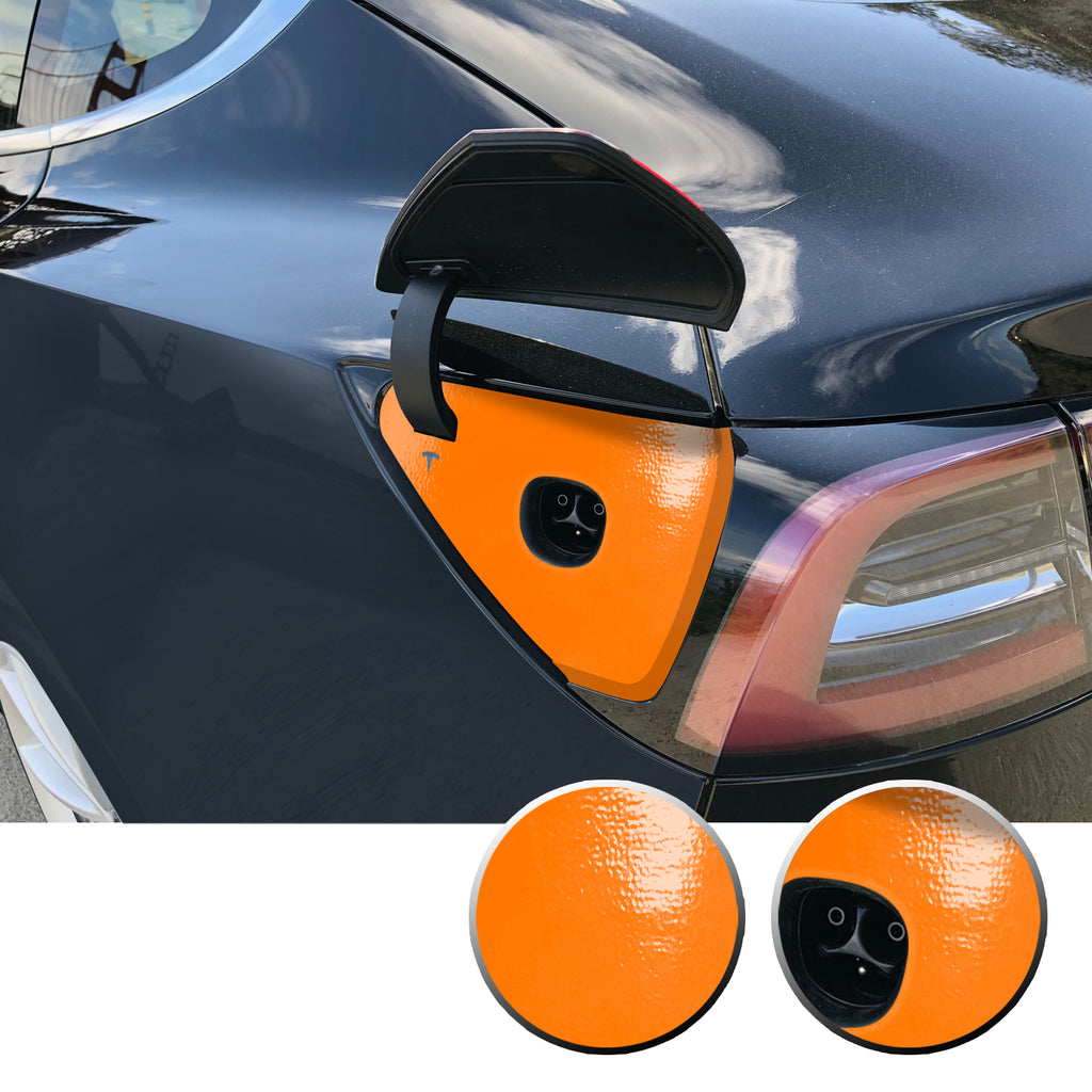 Charging Dock Vinyl Decal Overlay Kit Compatible with Tesla Model 3 2017-2020