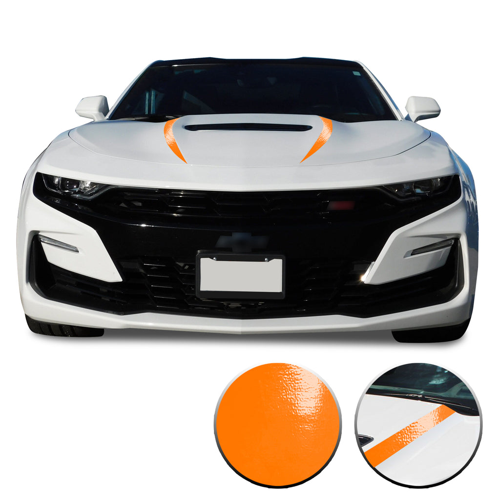 Front Hood Spear Vinyl Wrap Decal Cover Protector Compatible with and fits Camaro 2019-2020