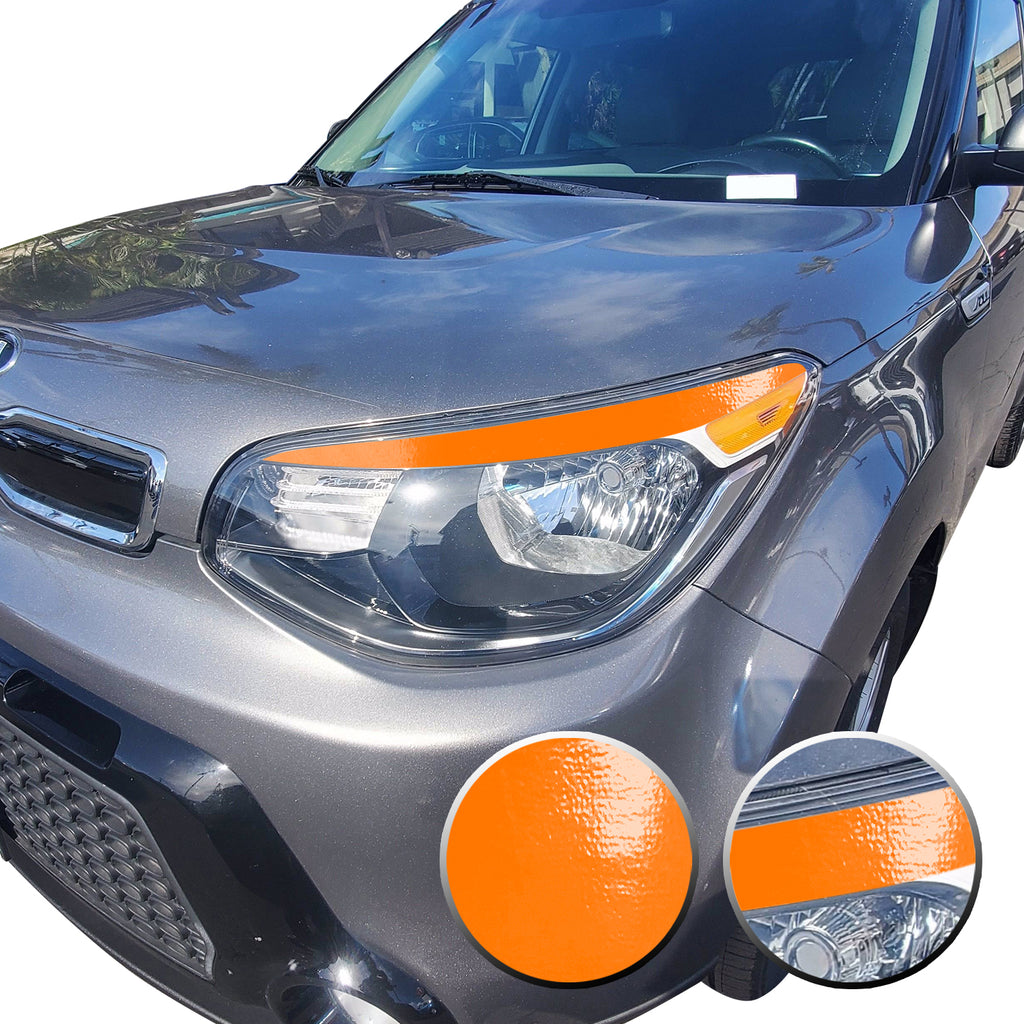 Eyelid Accent Overlay Precut Decal Vinyl Trim Compatible with and Fits Kia Soul 2014 2015 2016
