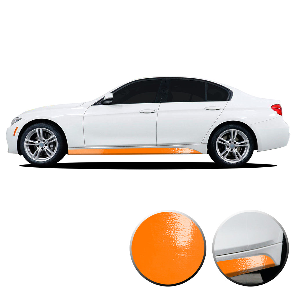 Lower Panel Side Skirt Accent Vinyl Overlay Compatible with BMW 3 Series F30 F31 E90 E91 2007-2019