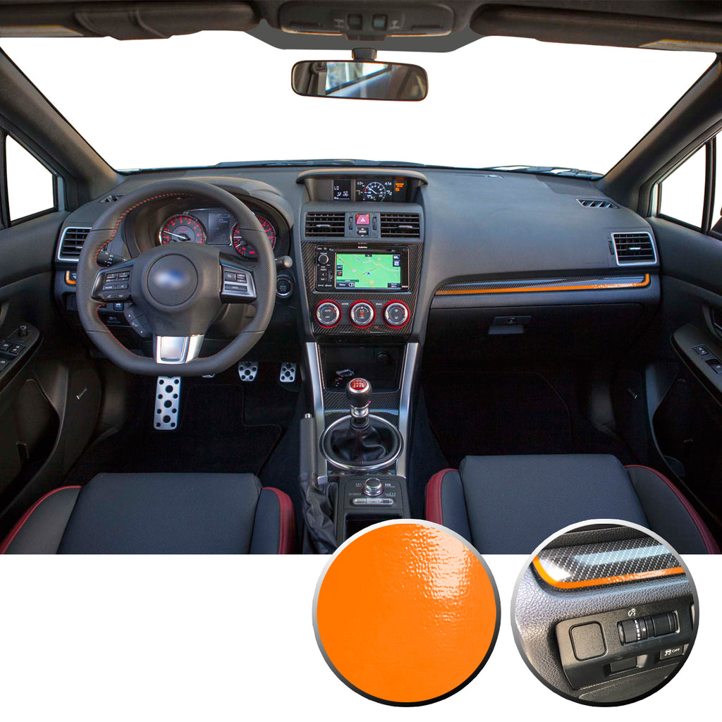 Interior Dash Pinstripe Vinyl Trim Decal Compatible with and Fits WRX STi Subaru 2015-2020