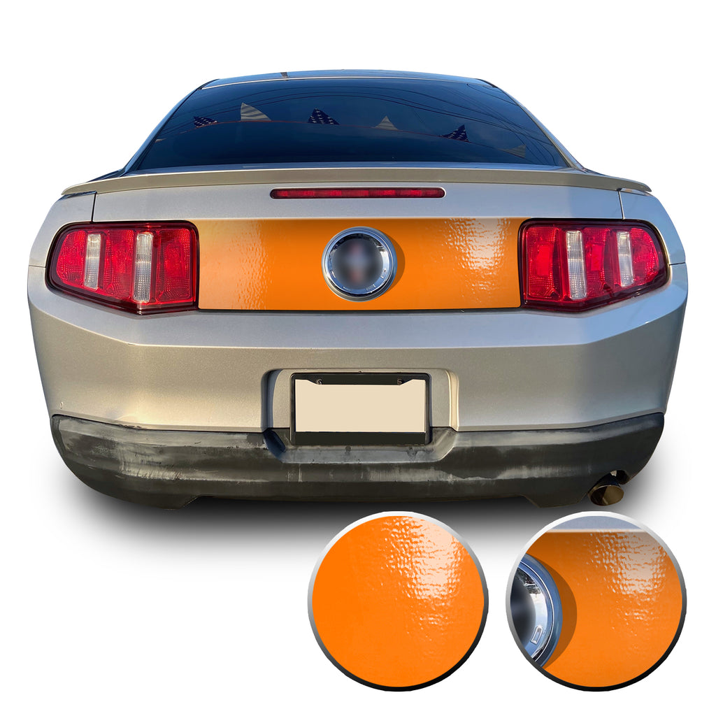 Trunk Rear Decklid Trim Graphic Vinyl Decal Compatible with Ford Mustang 2010-2014