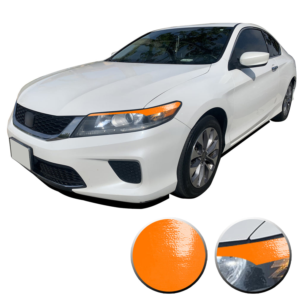 Headlight Eyelid Eyebrow Vinyl Decal Compatible with Honda Accord 2013-2015