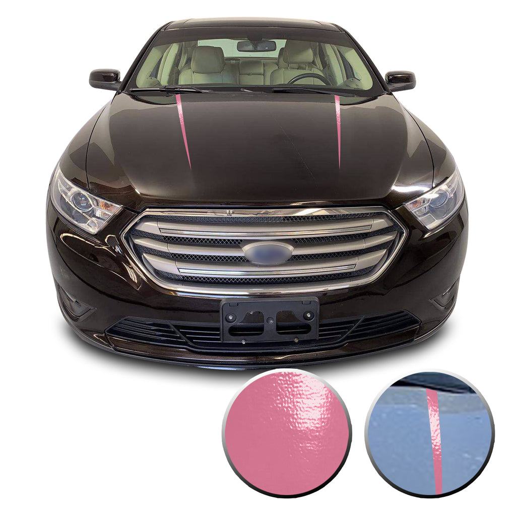 Hood Spear Stripes Racing Trim Vinyl Decal Compatible with Ford Taurus 2010-2019