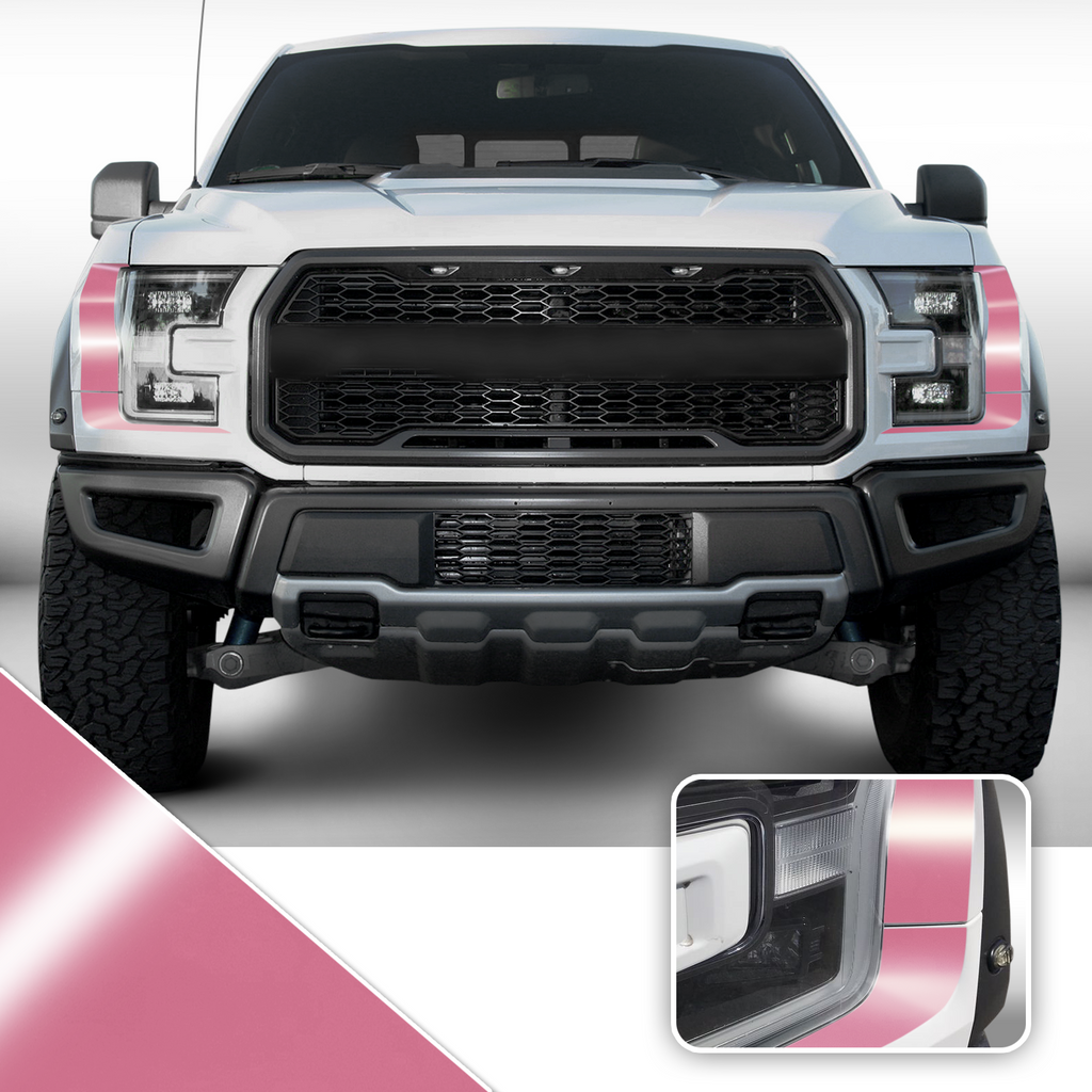 Headlight Accent Decal Overlay Trim Compatible with and Fits Raptor F-150 2018+