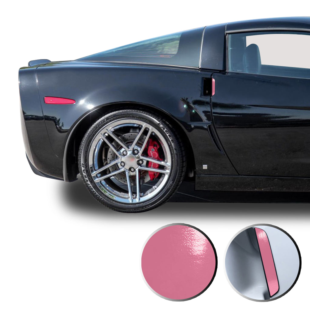 Door Handle Overlay Trim Wrap Vinyl Decal Compatible with and Fits Corvette 2005-2013