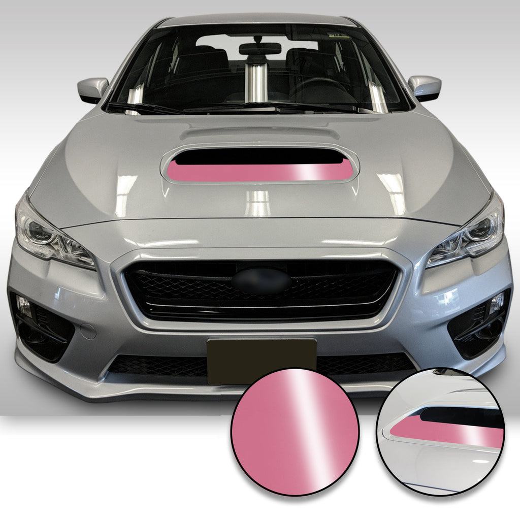 Hood Scoop Vinyl Decal Overlay Wrap Trim Compatible with and Fits WRX STi 2015-2020