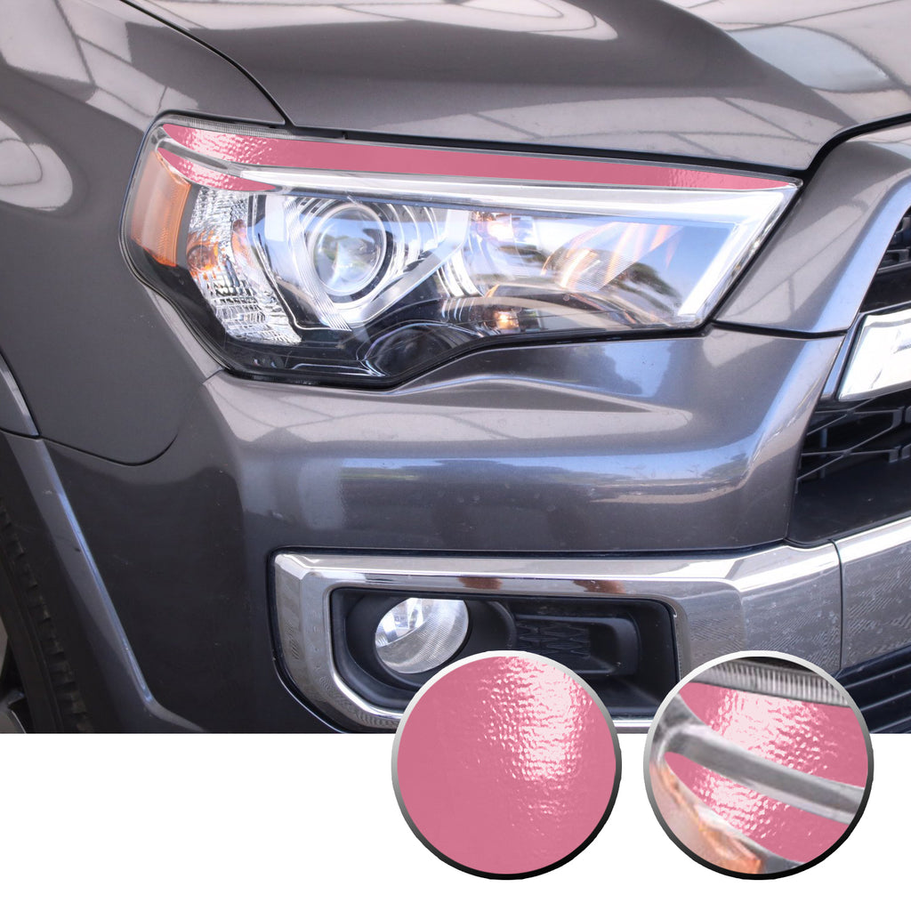 Headlight Eyelid Eyebrow Graphic Vinyl Decal Compatible with Toyota 4Runner 2010-2017