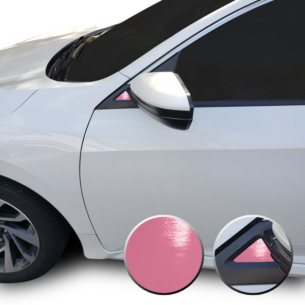 Side Mirror Accent Vinyl Decal Overlay Wrap Compatible with Honda Civic 2016-2020