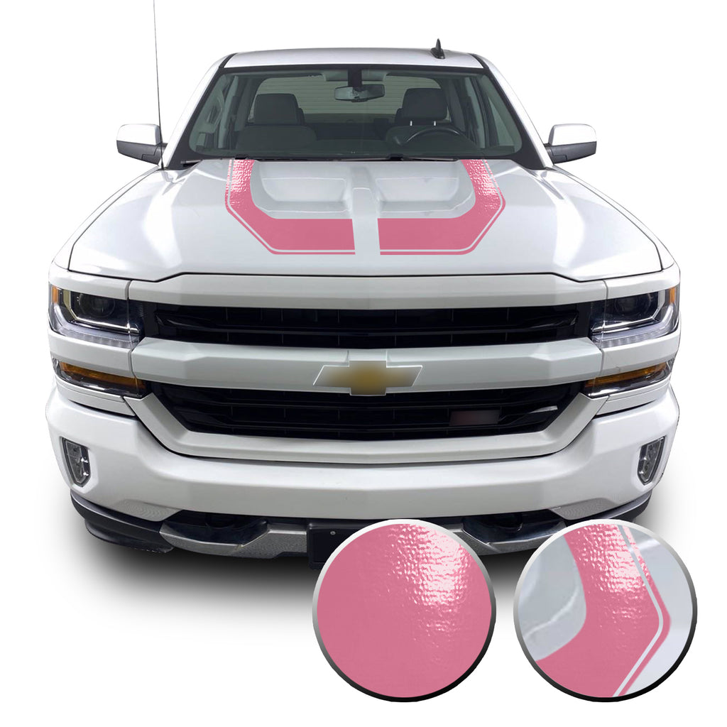 Rally Edition Style Hood Decal for 2016-2018 Z71 Chevrolet Silverado 1500