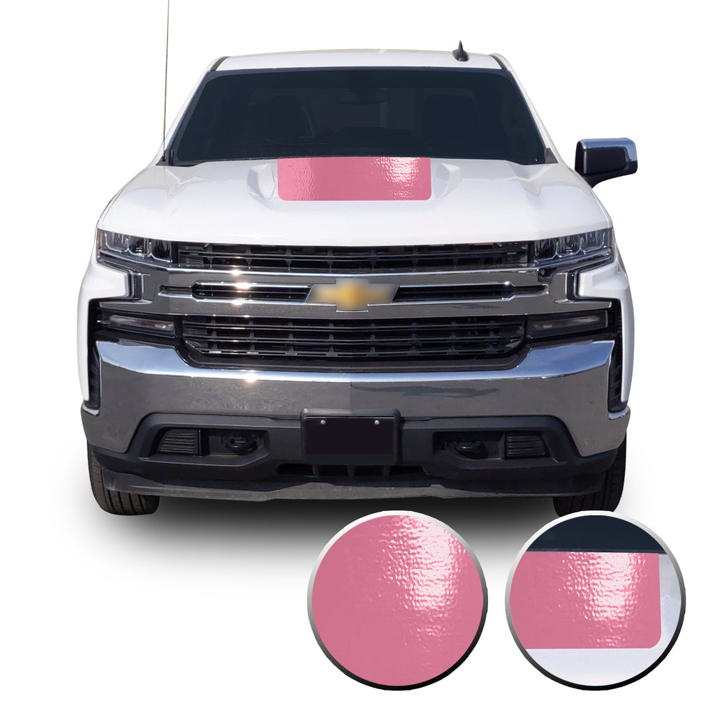 2019-20 Chevy Silverado Z71 TRAIL BOSS Custom MATTE BLACK Hood Decal Graphic