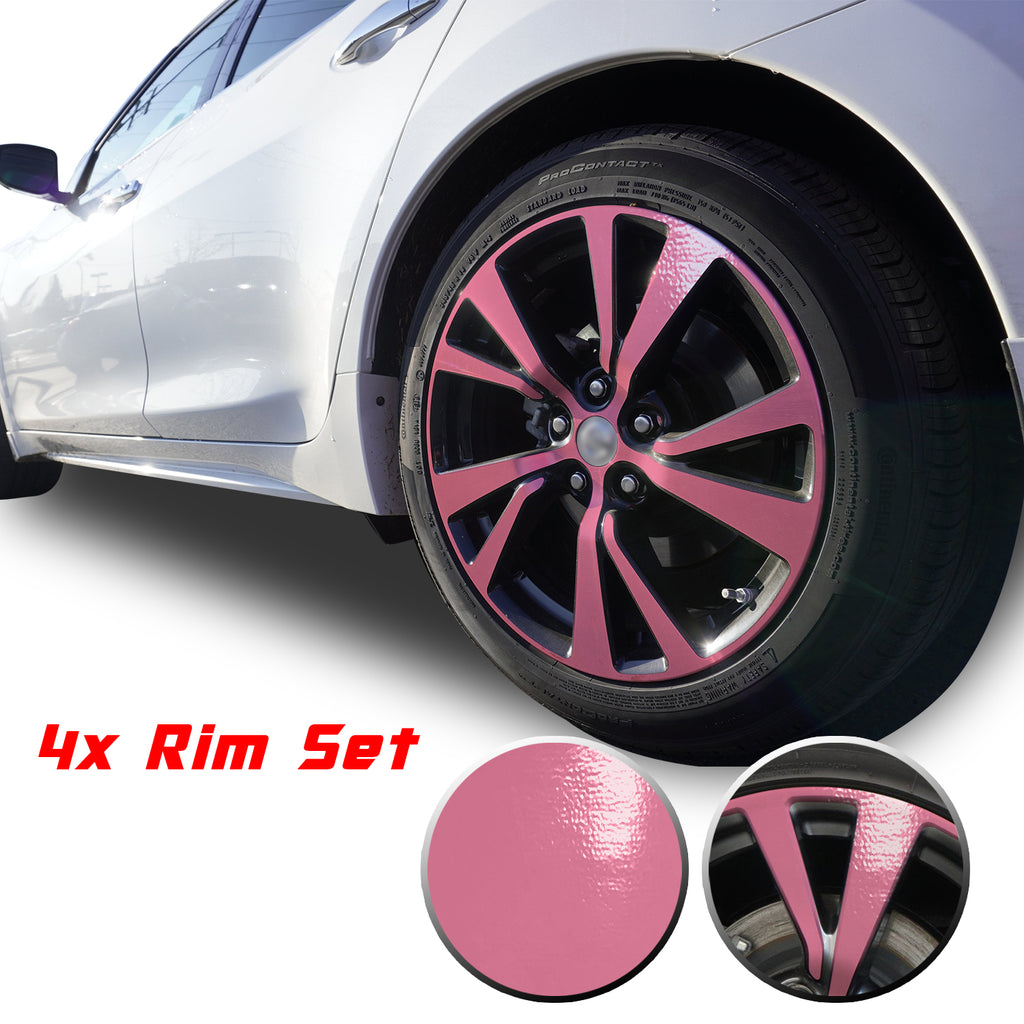18" Wheel Rim Chrome Delete Vinyl Wrap Overlay Kit Compatible with and Fits Maxima 2016 - 2020