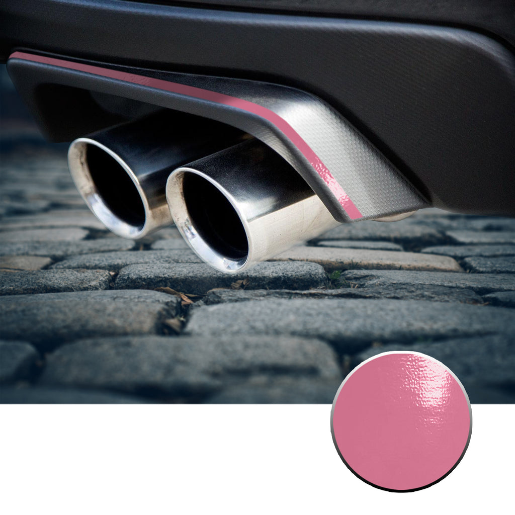 Exhaust Stripe Overlay Trim Decal Compatible With and Fits 2015-2020 Subaru WRX STi