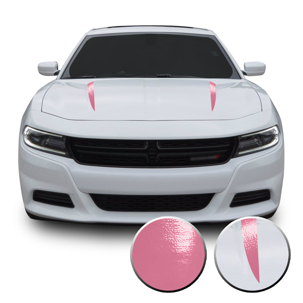 Hood Spears Racing Trim Vinyl Decal Compatible with Dodge Charger 2015 - 2020