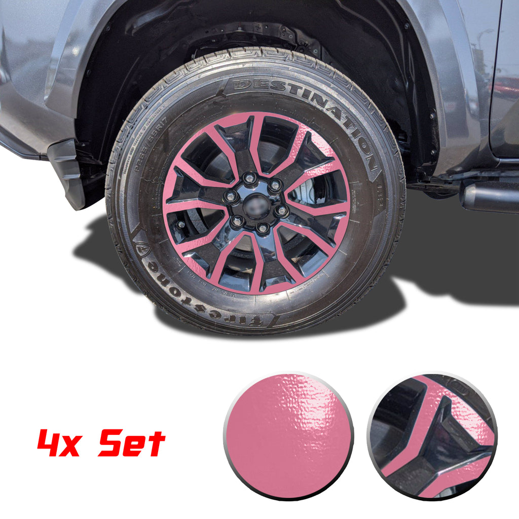17" Wheel Rim Vinyl Overlay Decals Wrap Trim Compatible with and Fits Tacoma TRD Sport 2020 2021