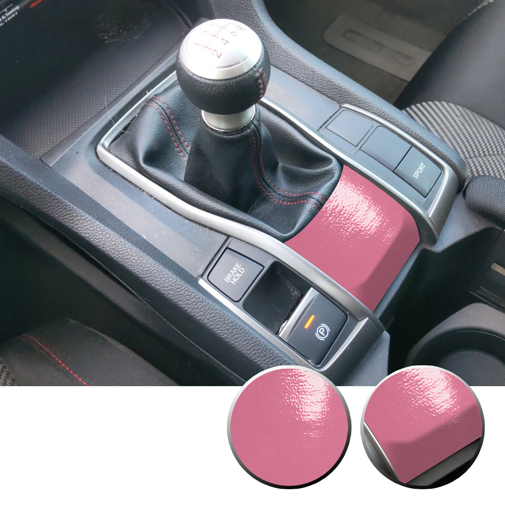 Manual Transmission Lower Panel Vinyl Decal Accent Overlay Compatible with Honda Civic 2016-2020