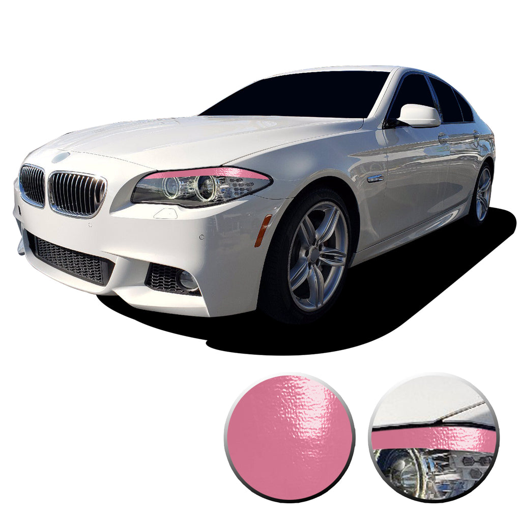 Headlight Eyelid Eyebrow Graphic Vinyl Decal Compatible with BMW 5 Series F10 2011-2013