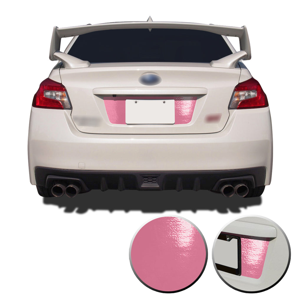Trunk Rear License Trim Decal Overlay Compatible with and Fits Subaru WRX STi 2015-2020
