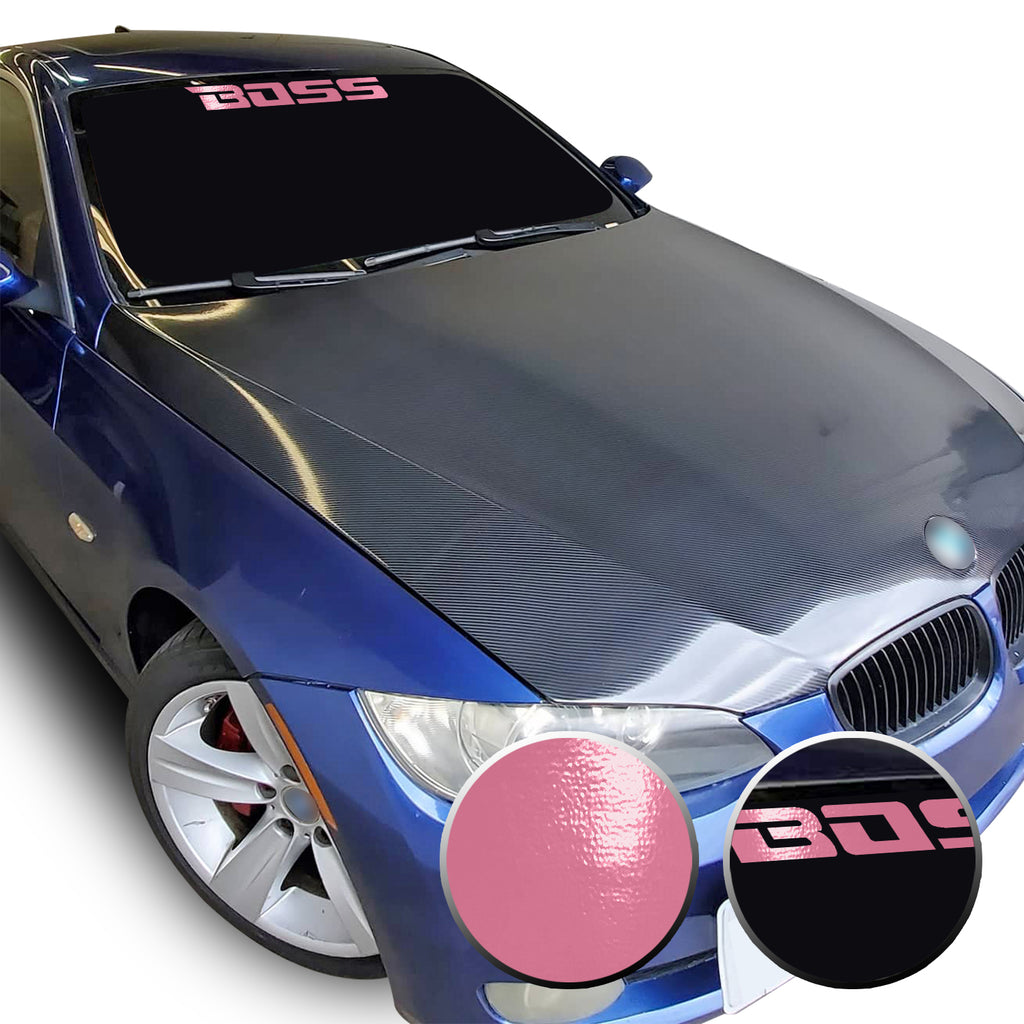 23" x 2.3" Boss Racing Performance Windshield Universal Overlay Pre Cut Graphic Vinyl Decal